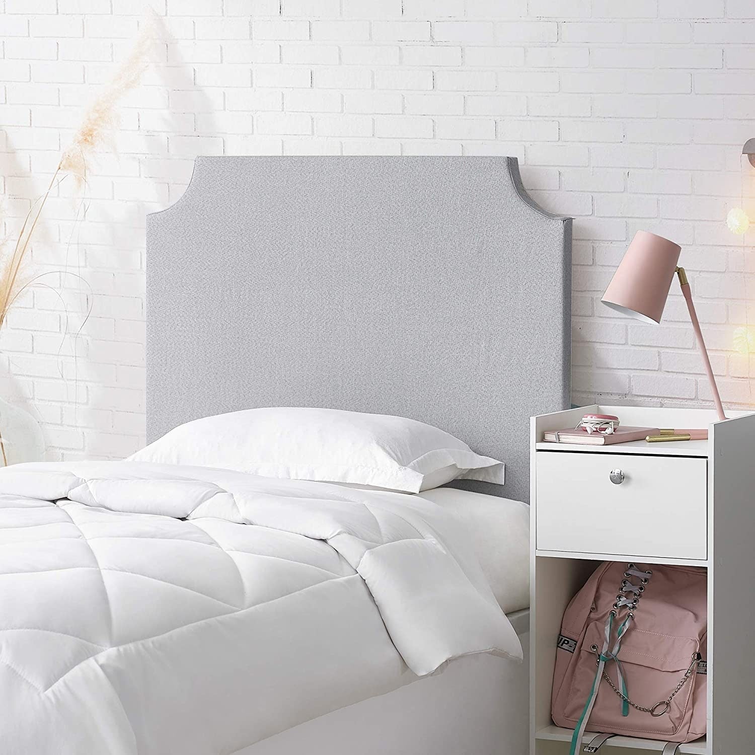 Diy Headboard College Bedding Headboard Light Gray