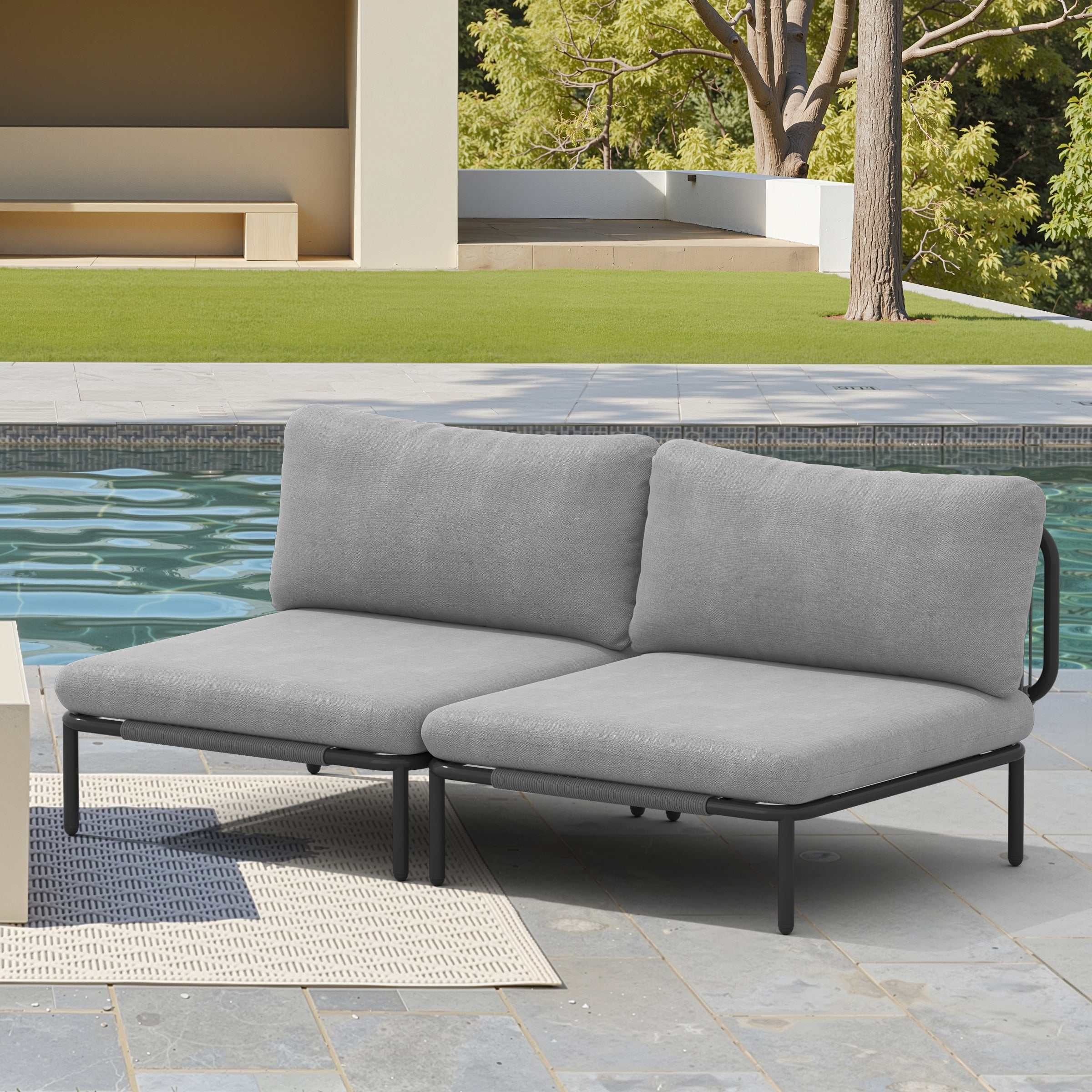 Diy Patio Furniture Outdoor Cushion Sectional Sofa Free Combination Set