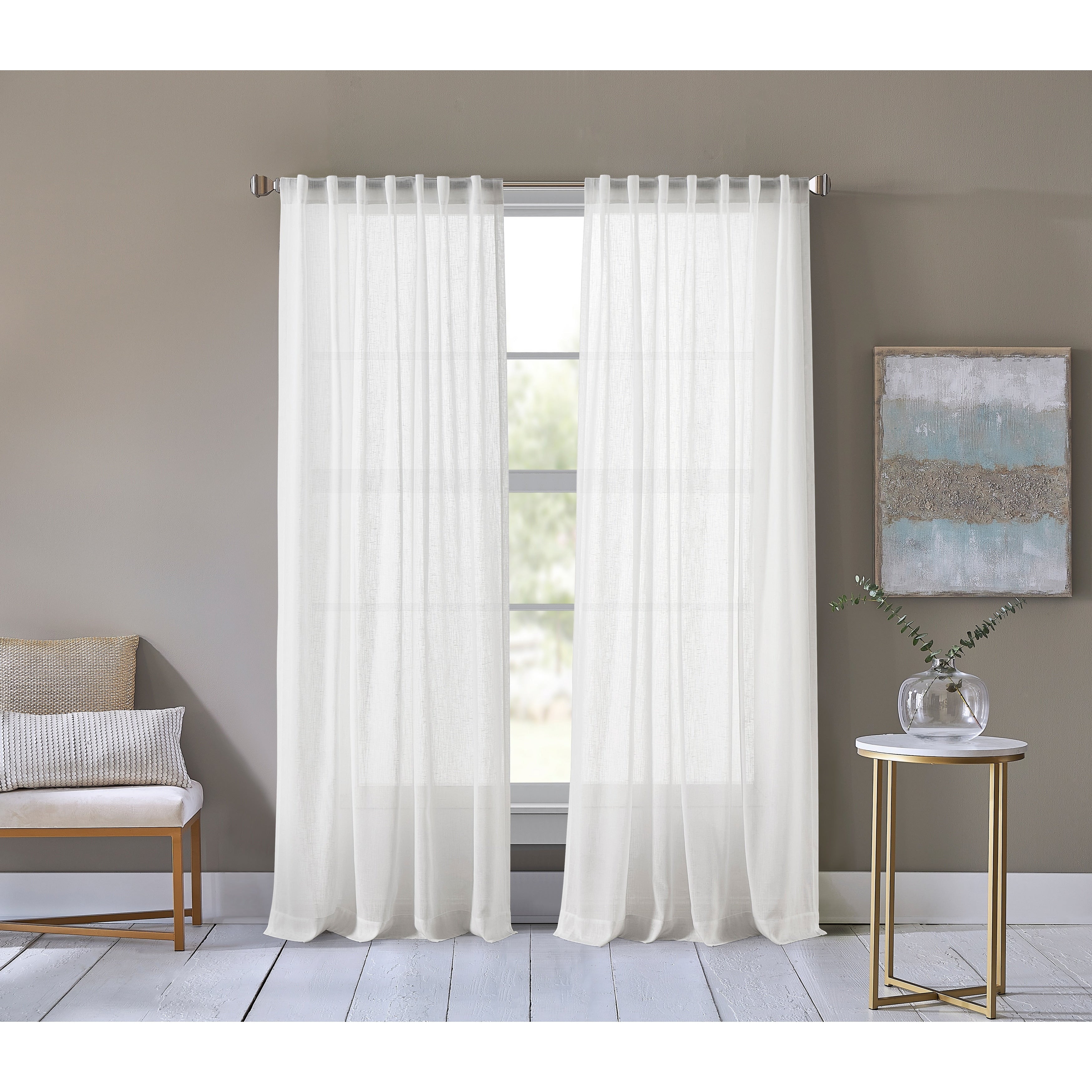 Dkny Ariana Backtab Curtain Panel Pair