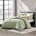 Dkny Reversible Vintage Washed Cotton Duvet Set
