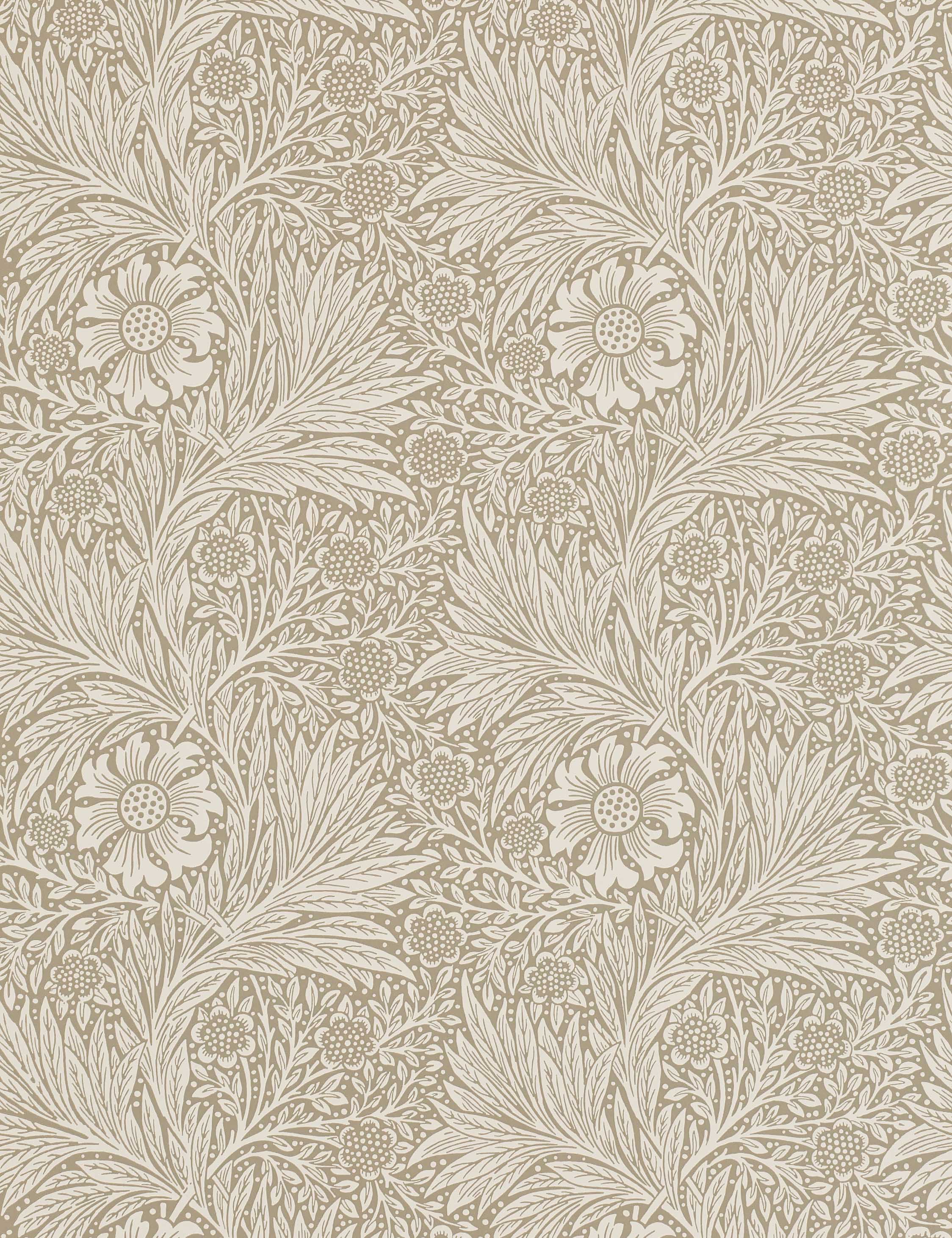 Marigold Wallpaper by Morris & Co. Swatch, Linen