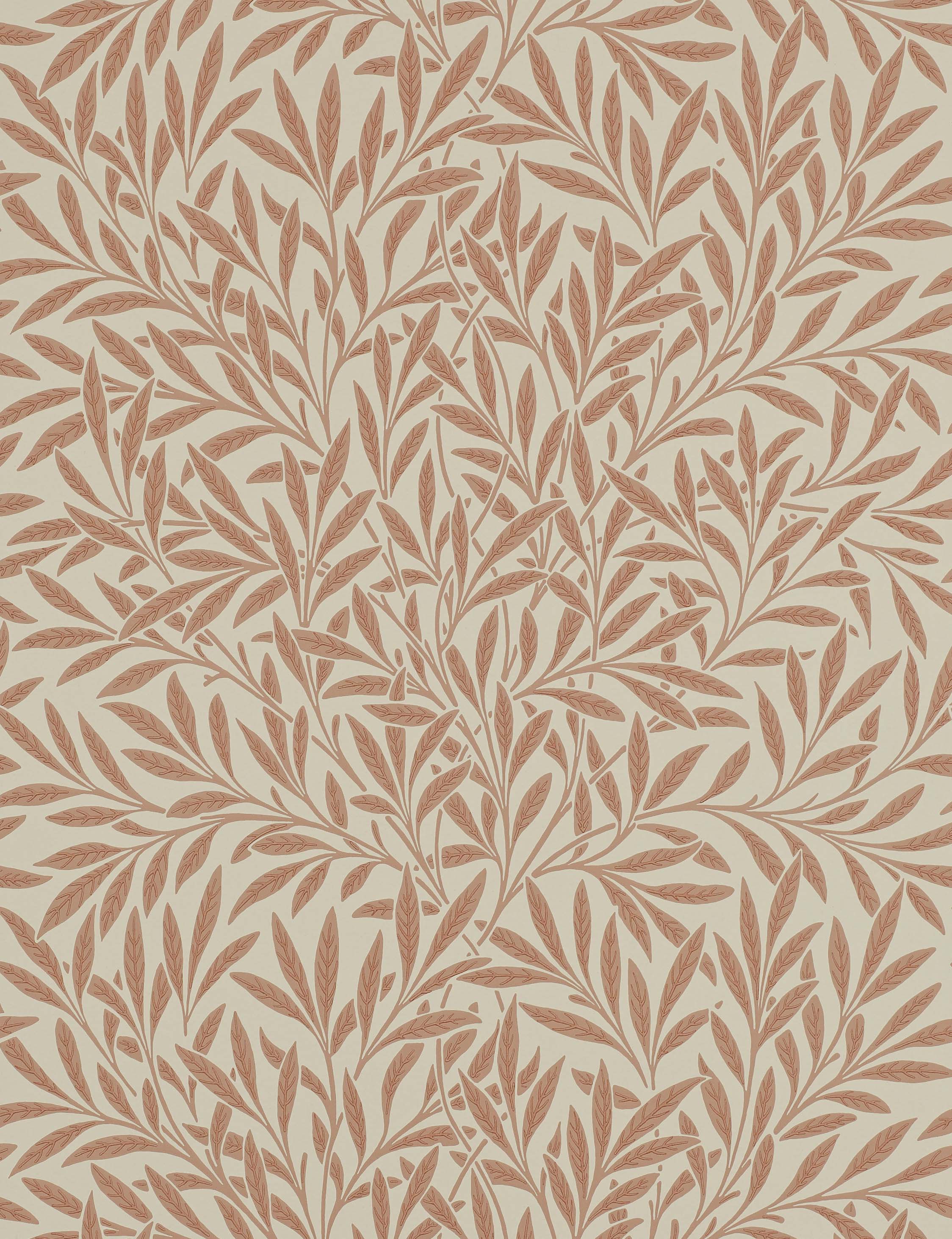 Willow Wallpaper by Morris & Co. Swatch, Russet