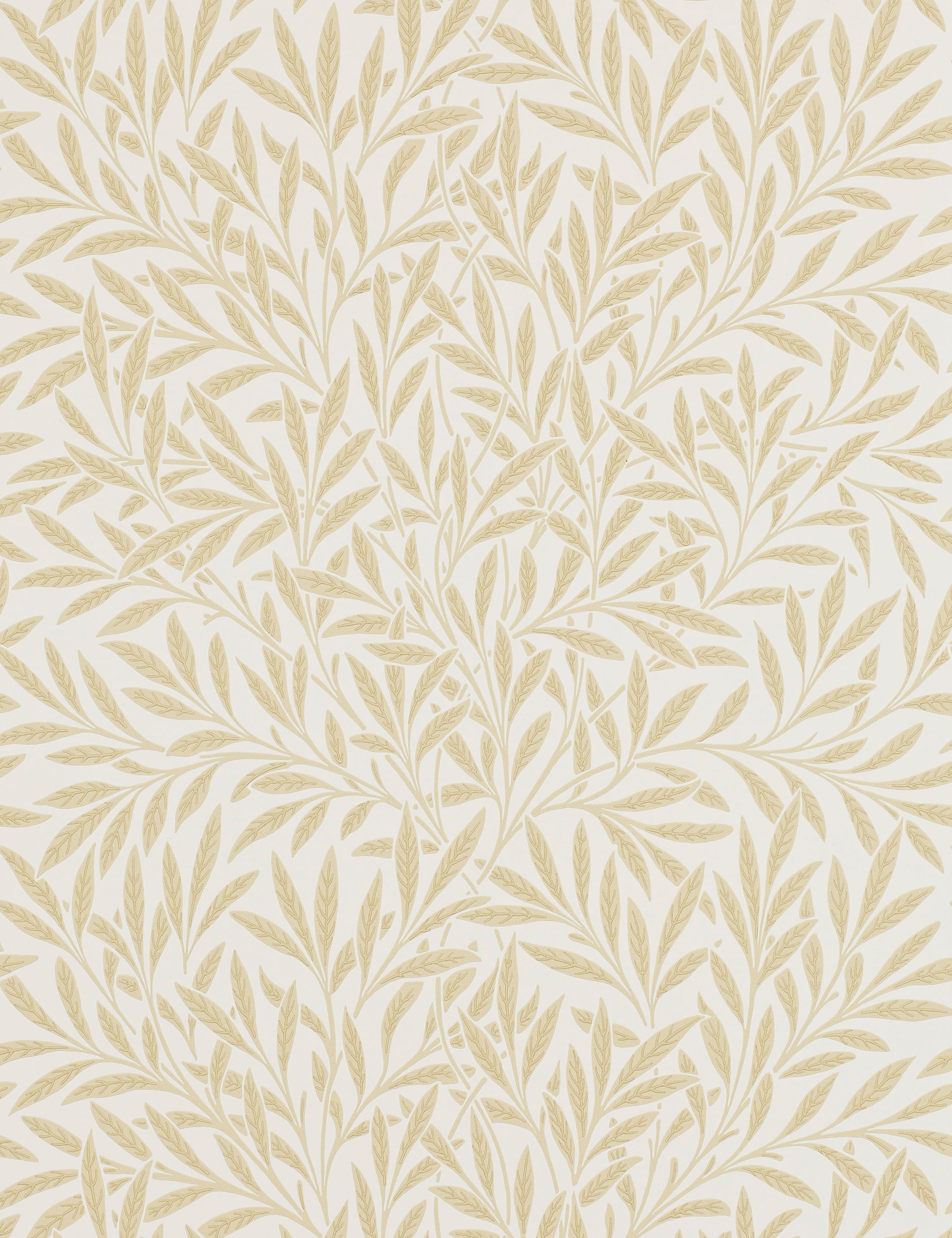 Willow Wallpaper by Morris & Co. Swatch, Linen