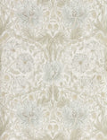 Pure Honeysuckle & Tulip Wallpaper by Morris & Co. Swatch, Linen