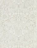 Pure Sunflower Wallpaper by Morris & Co. Swatch, Chalk and Silver