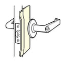 Don Jo Blp 207 Keyed Entry Lever Latch For Escutcheons To 3 3 4 Silver Coated