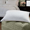 Porch Den Shoreline White Cotton Down Feather Blend Hotel Style Pillow