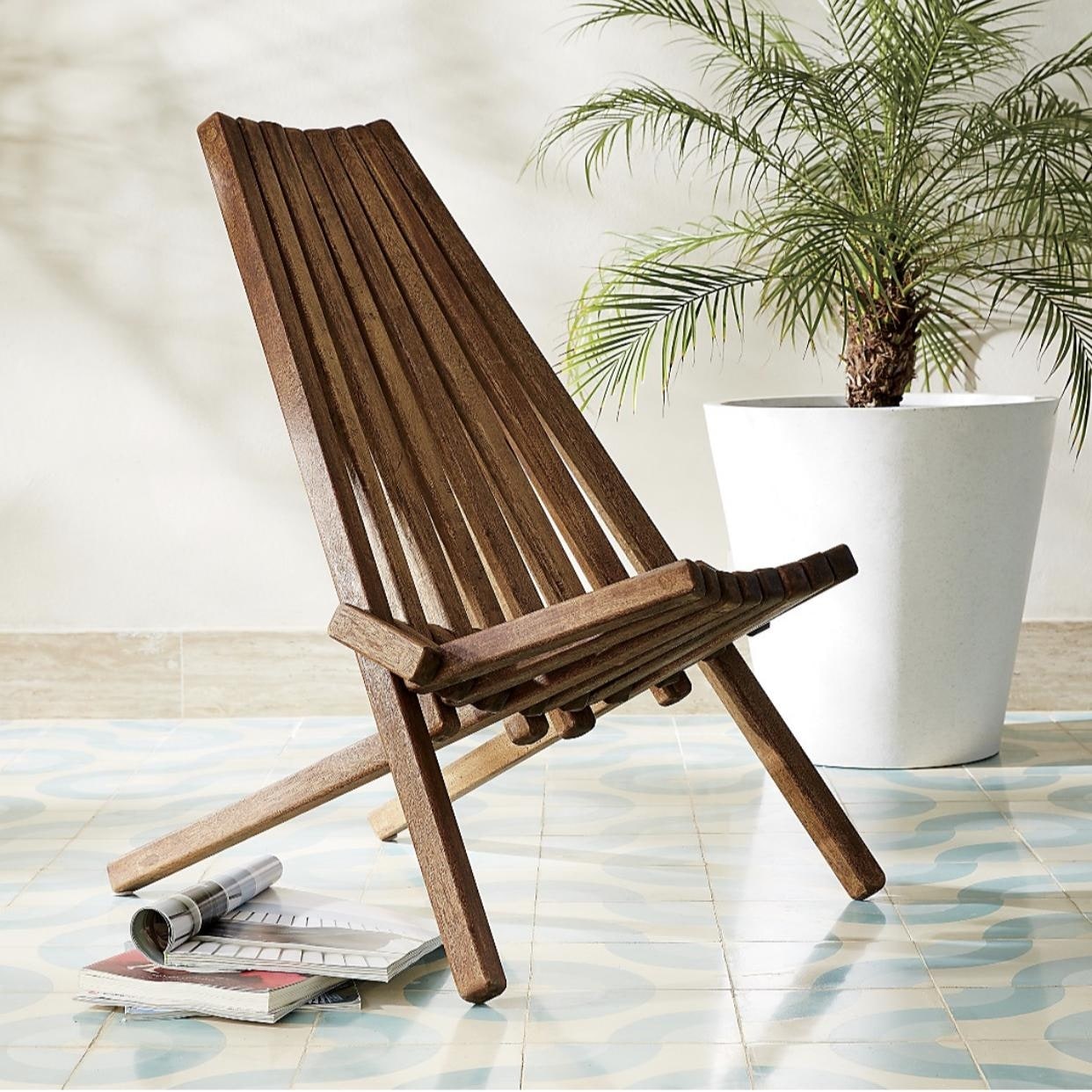 Dreampatio Amaya Folding Wooden Outdoor Chair