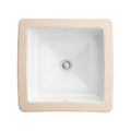 Dxv D20060000 Pop 15 Square Vitreous China Bathroom Sink With