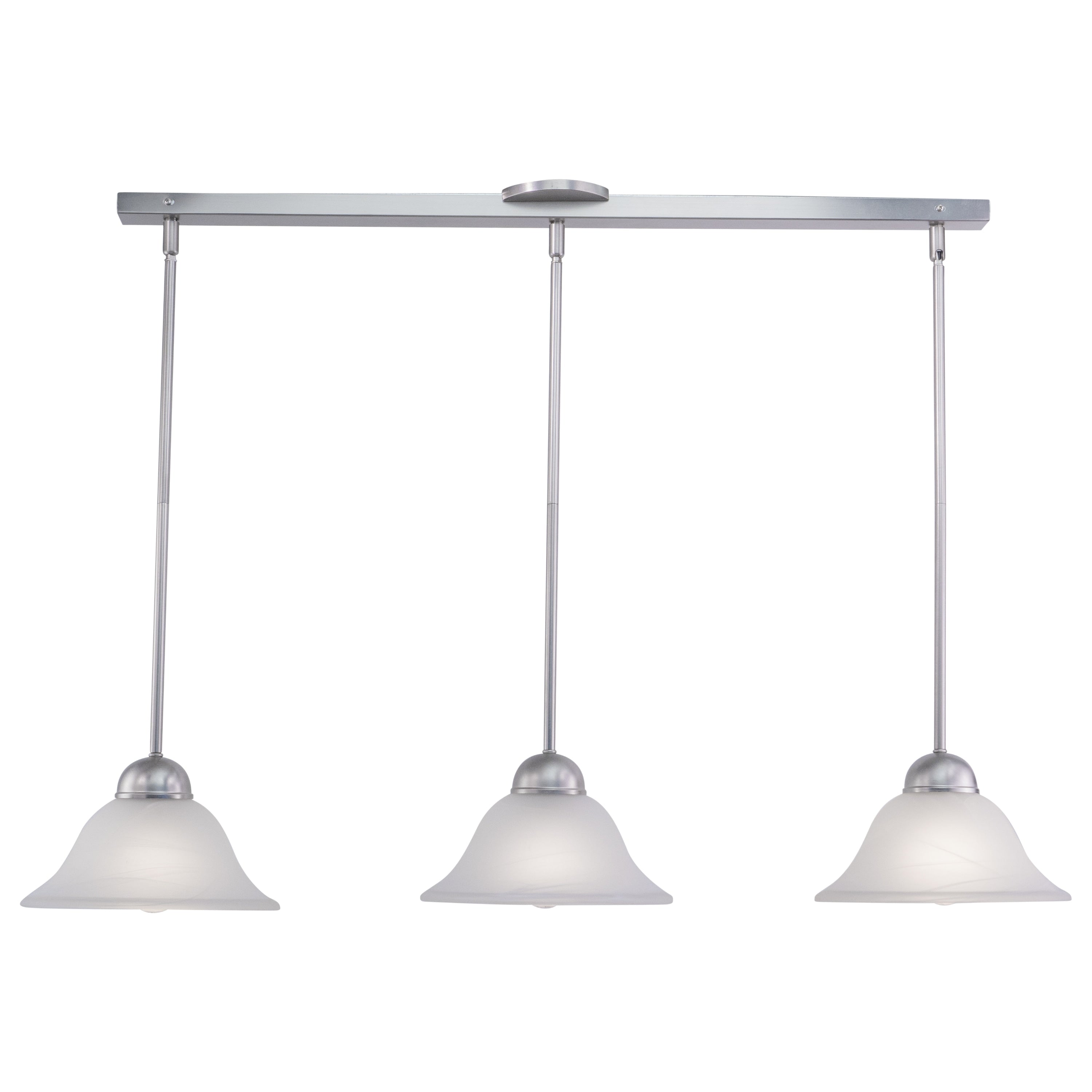 Vaxcel Da Vinci 3L Mini Pendant Brushed Nickel