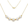 Davonna 14K Yellow Gold 8 11Mm White Pearl Chain Necklace 16
