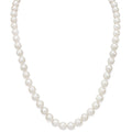 Davonna Silver White Fw Pearl 24 Inch Necklace 6.5 7 Mm