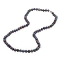 Davonna Sterling Silver 6 7Mm Black Freshwater Pearl Necklace 24 Inch