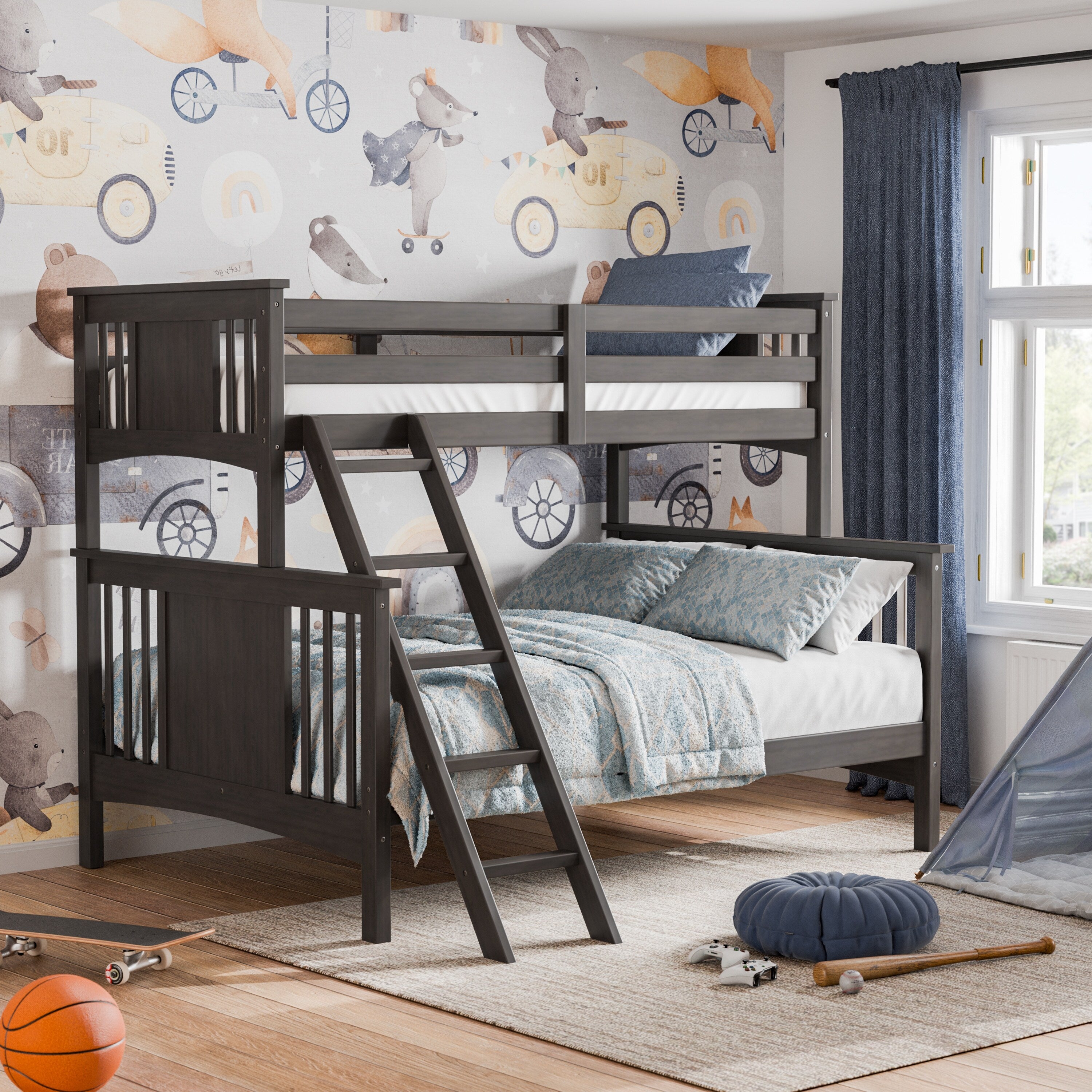 Furniture Of America Ashton Twin Over Full Bunk Bed
