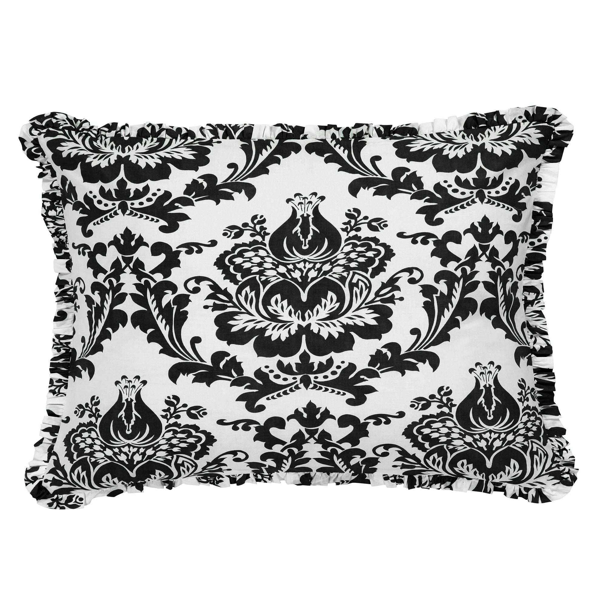 Dacian Black White Unquilted Standard Sham