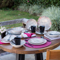 Daily Unni Dinner Set In Multi Color Orange And Black
