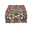 Dainty Leaf Embroidered Cutwork Mini Fall Table Runner 12 By 28 Inch