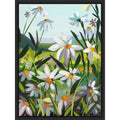 Daisies 3 By Brook Page Framed Canvas Wall Art Print