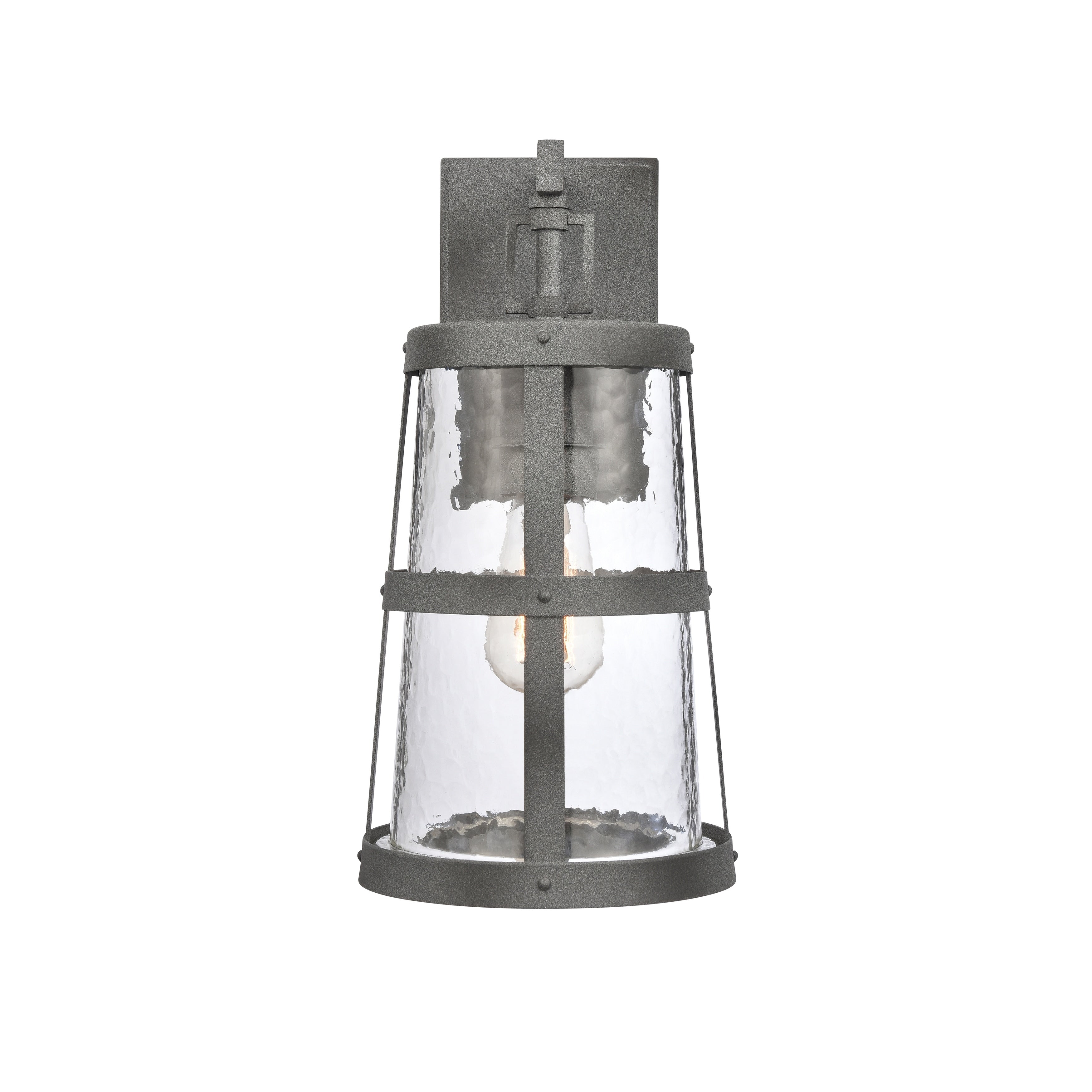 Dakota 14 High 1 Light Outdoor Sconce Distressed Zinc
