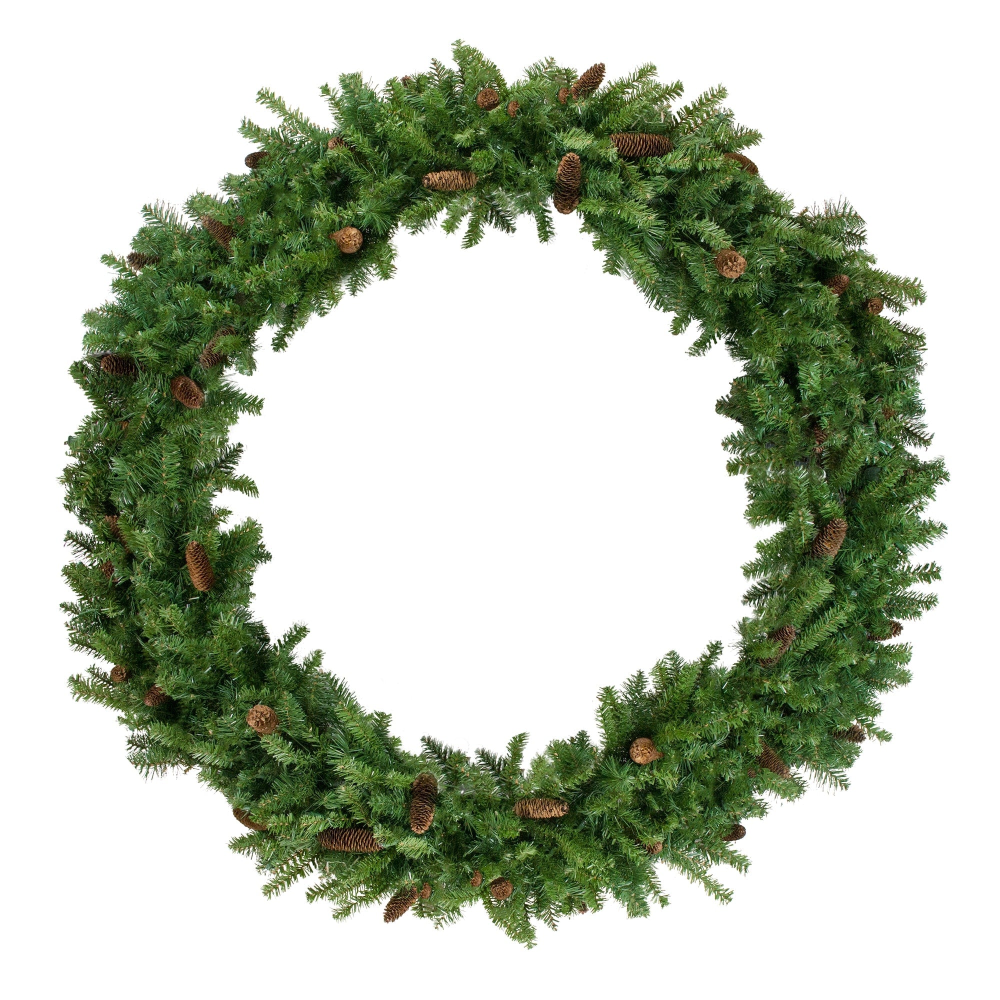 Dakota Red Pine Commercial Artificial Christmas Wreath 5 Foot Unlit Green