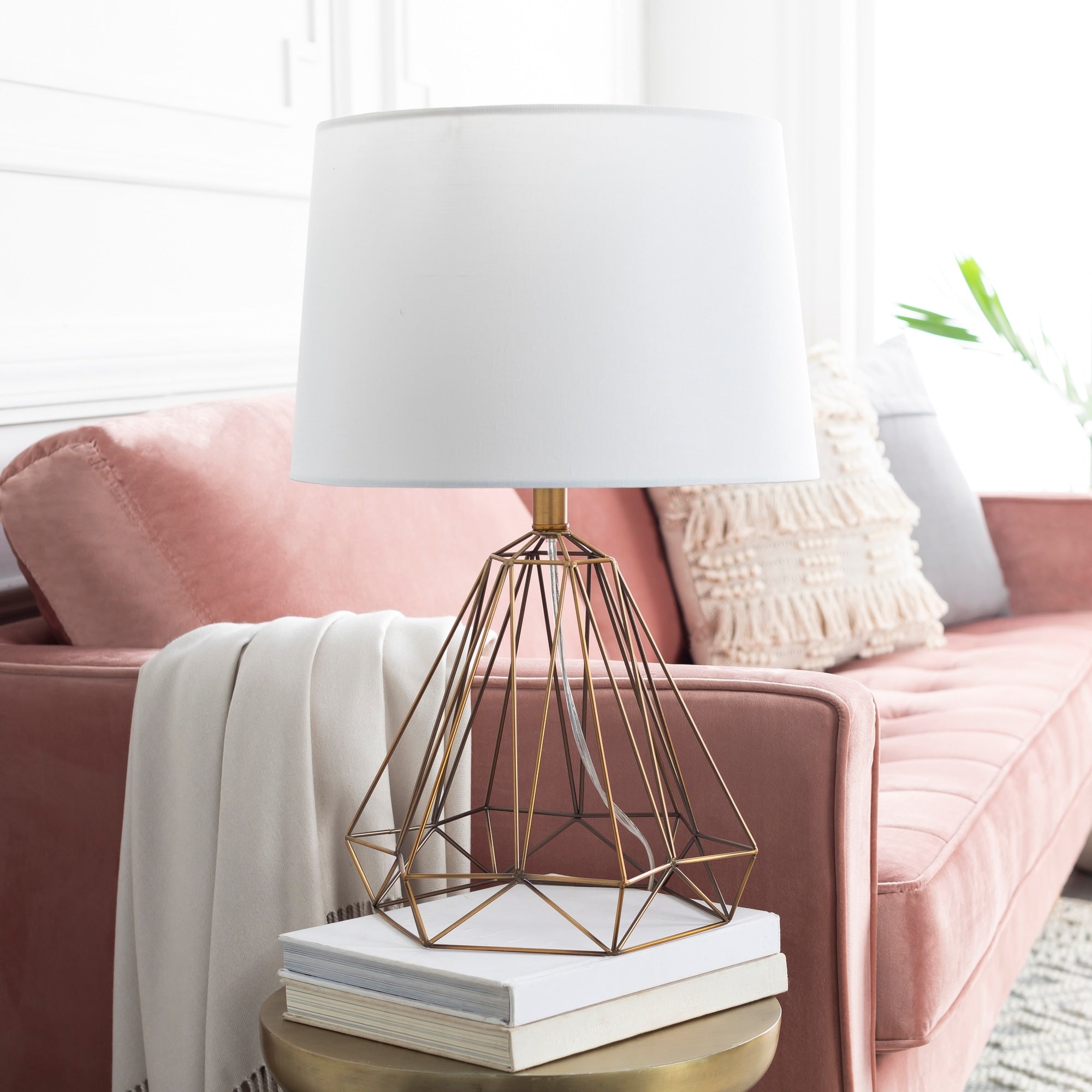 Dalla 24 In. Brass Modern Table Lamp