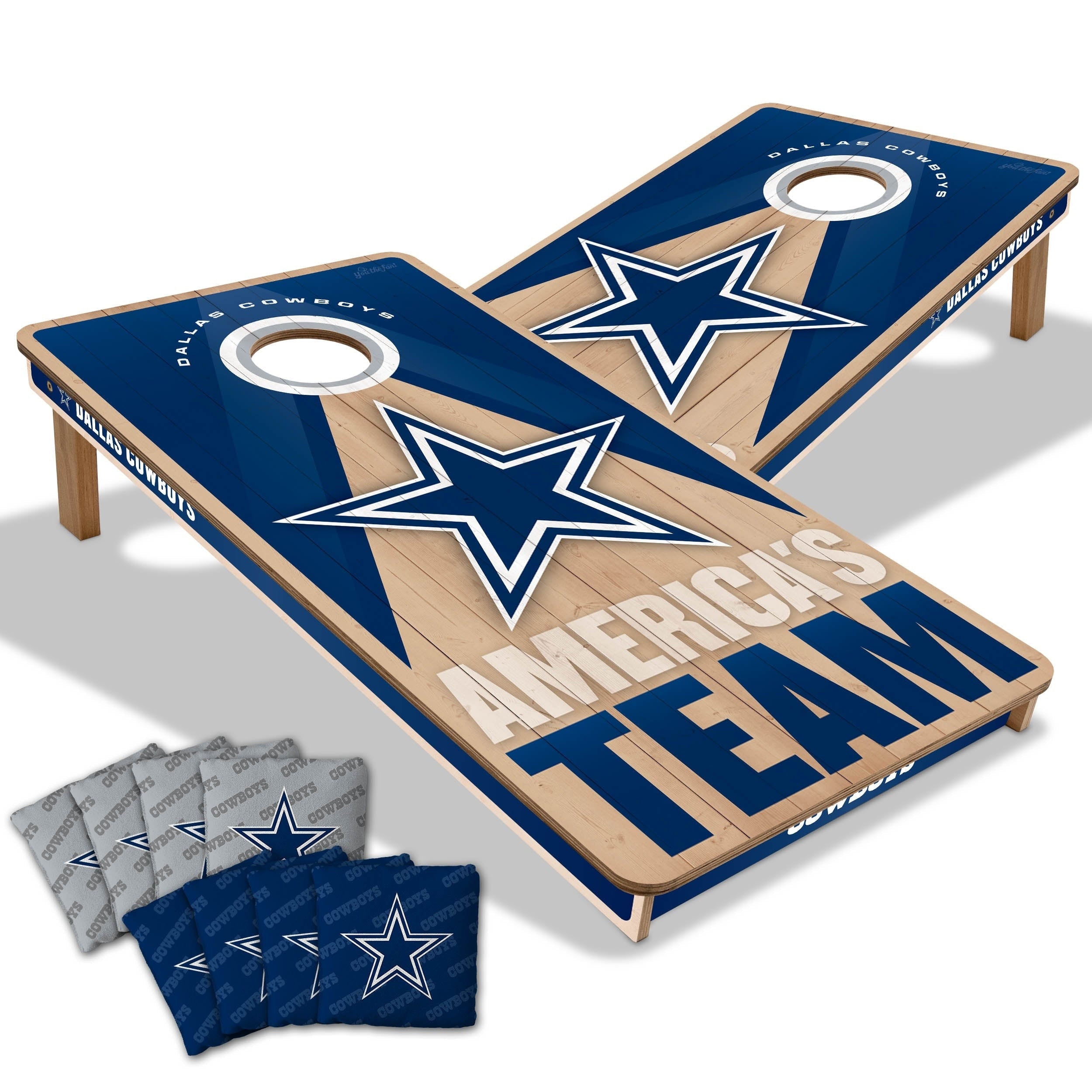 Dallas Cowboys Nfl 2X4 Professional Cornhole Board Set