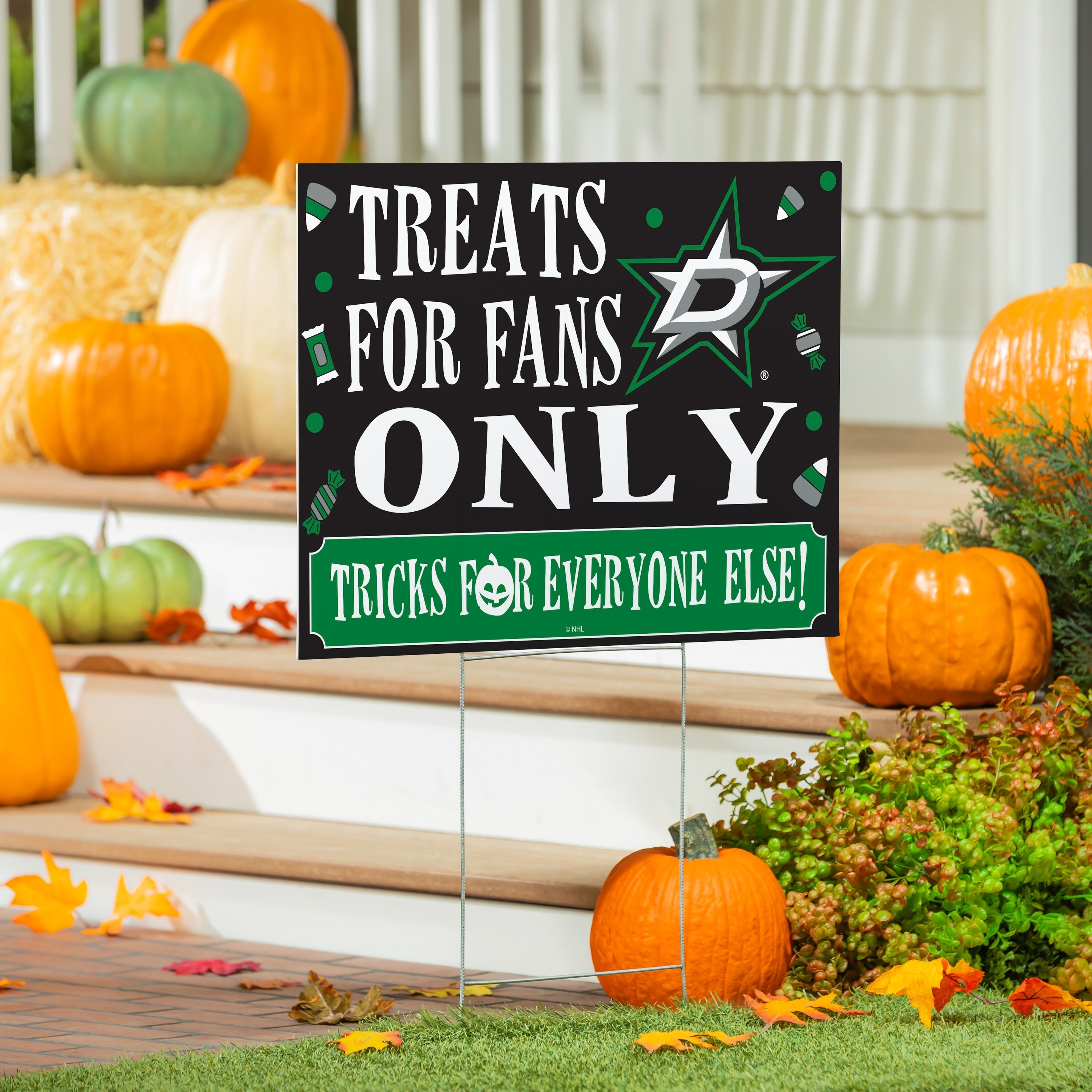 Dallas Stars Yard Sign Halloween Treats For Fans