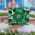 Dallas Stars Yard Sign Happy Holidays 24 X 18