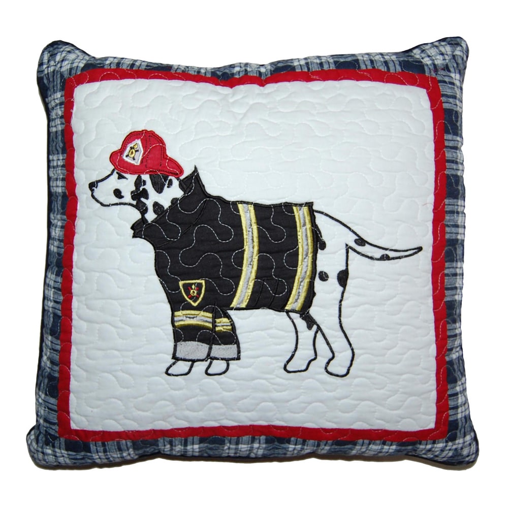 Dalmatian Fire Dog Decorative Pillow