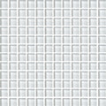 Glass Mosaic 1X1 Inch Accent Tile In Classic Solid Feather White 12X12