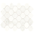 Marble Mosaic 21 2X21 2 Inch Polished Lantern Tile In First Snow Elegance 13X13