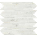 Natural Stone Marble 3 8Xrandom Mosaic First Snow Elegance 12.125 X 13.5