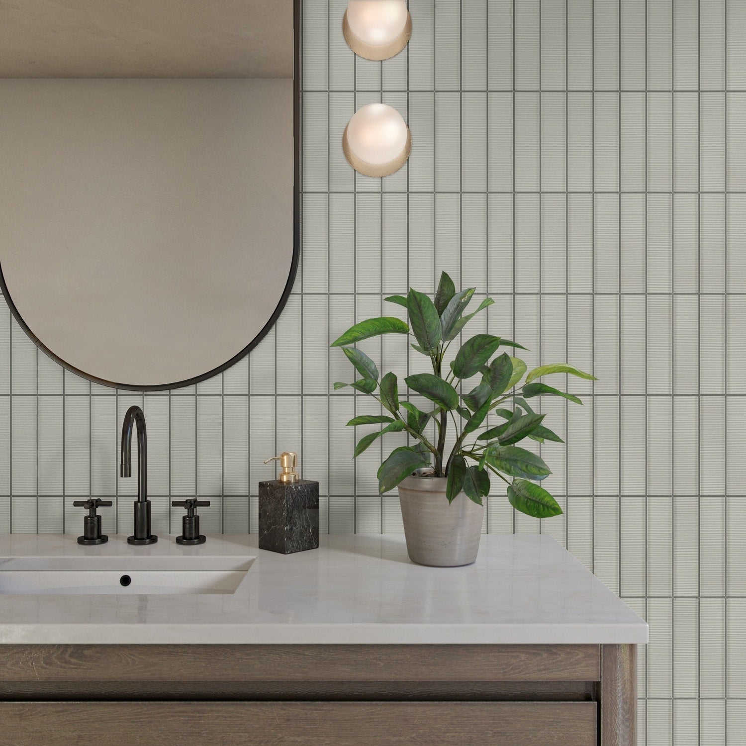 Daltile Revalia Remix 2 X 8 Ripple Wall Tile 80 Pcs Per Carton 10.40 Sqft Per Carton