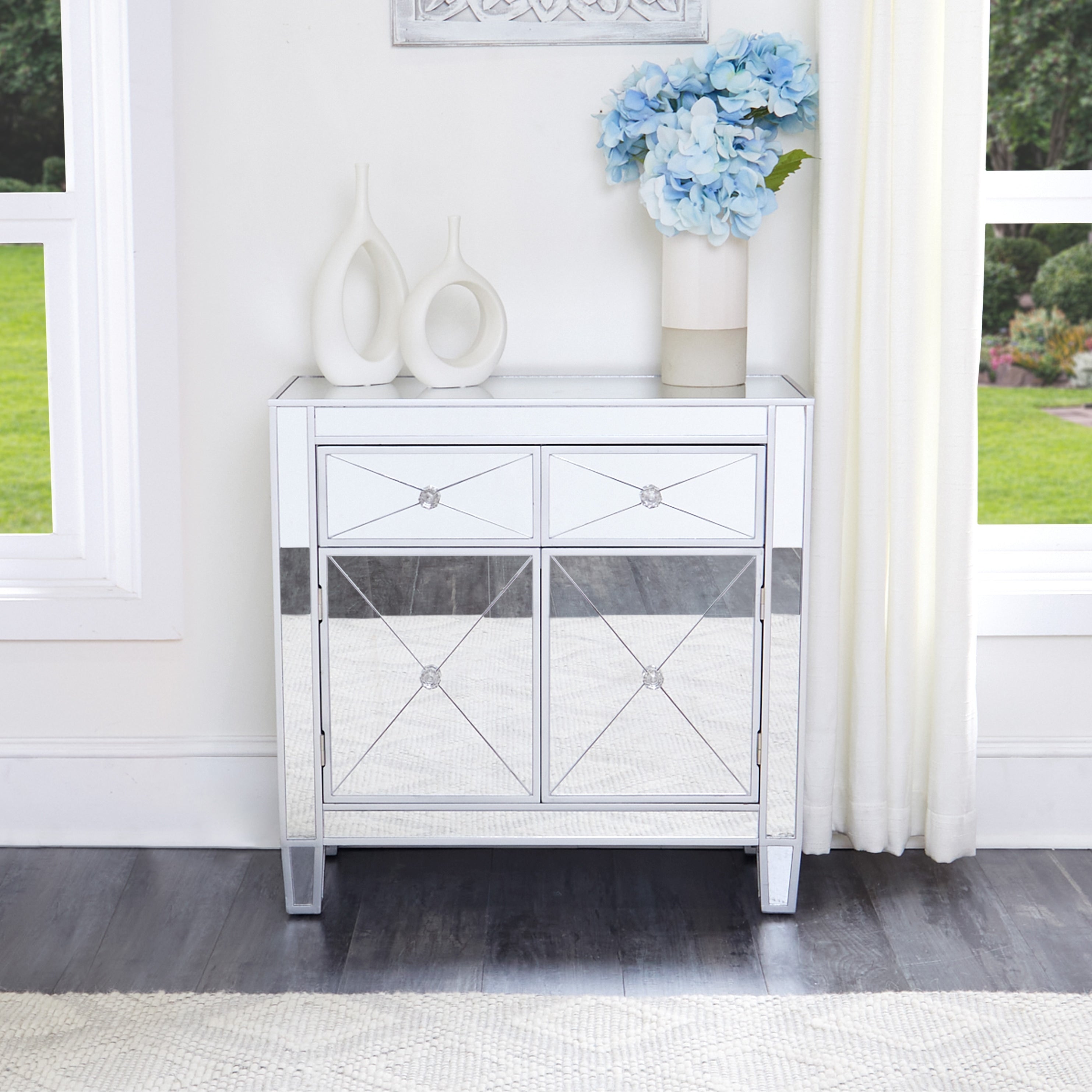 Upton Home Dalton Mirrored Cabinet