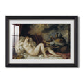 Danae C 1560 1565 Titian Custom Framed Print