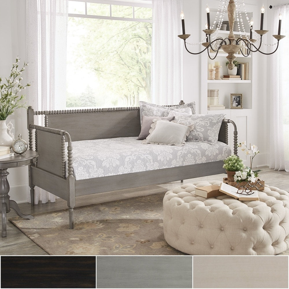 Dane Traditional Beaded Wood Daybed And Trundle By Inspire Q Classic
