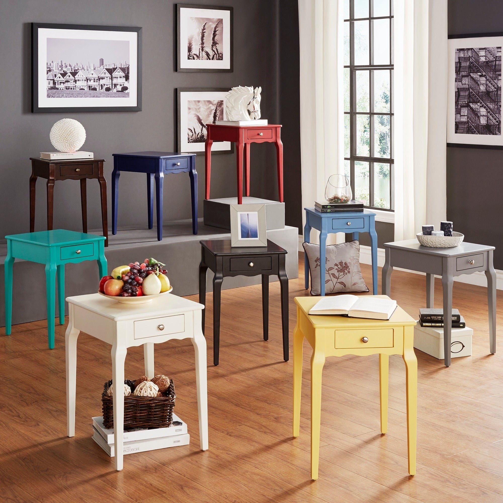 Daniella 1 Drawer Wood Storage Side Table By Inspire Q Bold