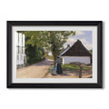 Danish Village Street 1880 Hans Andersen Brendekilde Custom Framed Print