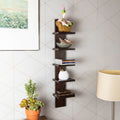 Porch Den Erwin Wall Mount 5 Tier Shelving