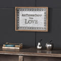 Danya B. All Things Grow With Love Framed Metal Art