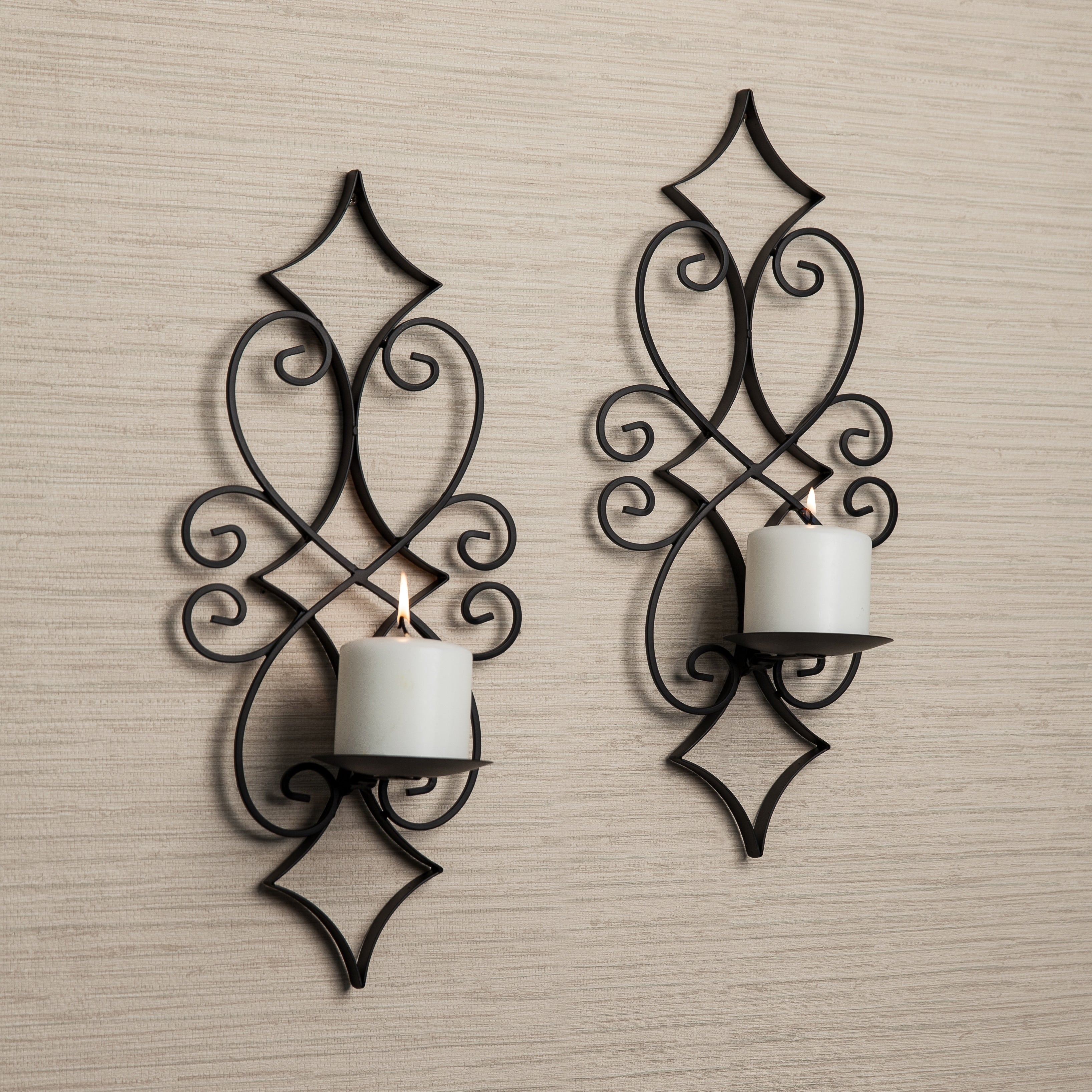Danya B. Casablanca Iron Candle Sconce Set
