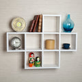 Cubby Laminated Walnut Veneer Shelving Unit By Danya B