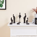 Danya B. Modern 9 Inch Cast Iron Nativity Sculpture Set 6 Figures