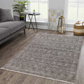 Daphne Collection Charcoal Oriental Area Rug