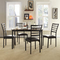 Darcy Ii Espresso Contoured Metal Dining Chairs Set Of 4 By Inspire Q Bold