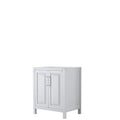 Daria 30 Inch Single Vanity In White No Top No Mirror