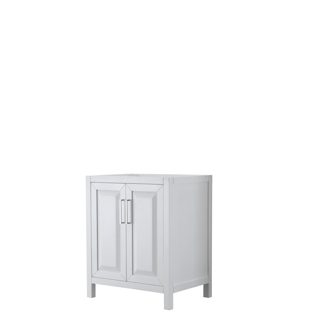 Daria 30 Inch Single Vanity In White No Top No Mirror