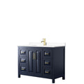 Daria 48 Inch Single Vanity Cultured Marble Top