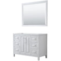 Daria 48 Inch Single Vanity No Top 46 Inch Mirror