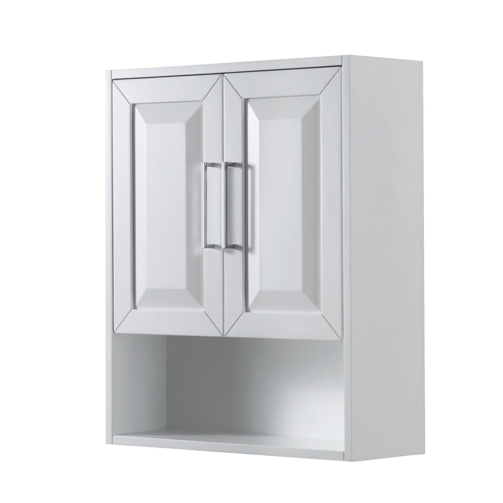 Daria Wall Mounted Storage Cabinet In White